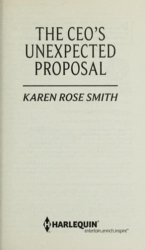 Tapa de The CEO's unexpected proposal
