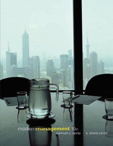 Tapa de Modern management