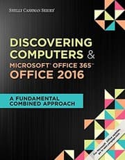 Tapa de Shelly Cashman Series Discovering Computers & Microsoft Office 365 & Office 2016: A Fundamental Combined Approach