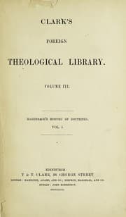 Tapa de Compendium of the history of doctrines
