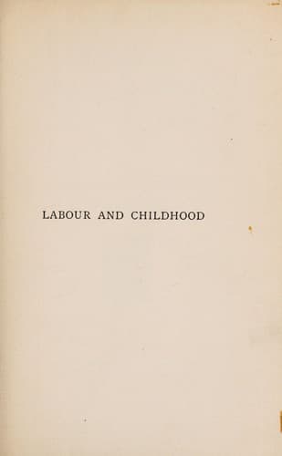 Tapa de Labour and childhood