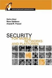 Tapa de Security for mobile networks and platforms