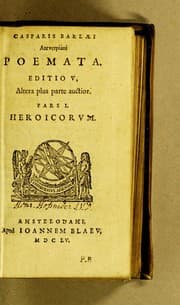 Tapa de Casparis Barlæi Antverpiani poemata