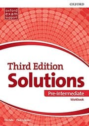 Tapa de Solutions: Pre-Intermediate: Workbook: Leading the way to success
