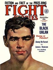 Tapa de Fight Stories, September 1930