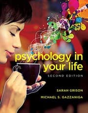 Tapa de Psychology in Your Life (Second Edition)