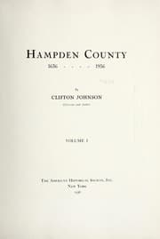 Tapa de Hampden county, 1636-1936