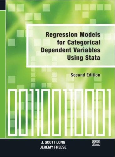 Tapa de Regression Models for Categorical Dependent Variables Using Stata, Second Edition