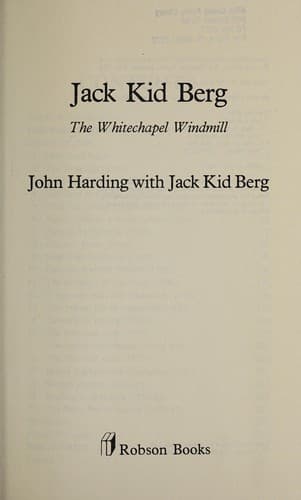 Tapa de Jack "Kid" Berg