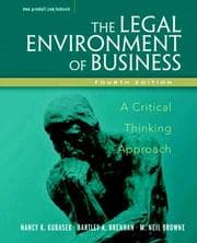 Tapa de The legal environment of business