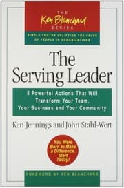 Tapa de The serving leader