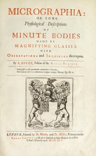 Tapa de Micrographia