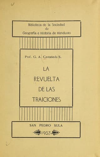 Tapa de La revuelta de las traiciones
