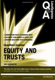 Tapa de Law Express Question and Answer: Equity and Trusts (Law Express Questions & Answers)