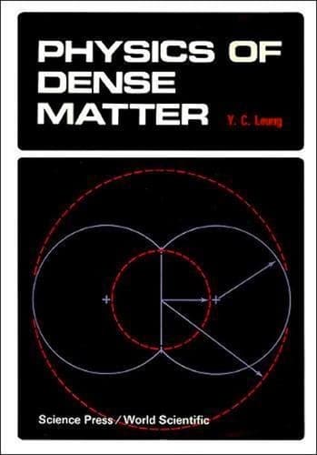 Tapa de Physics of dense matter