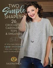 Tapa de Two Simple Shapes = 26 Crocheted Cardigans, Tops & Sweaters