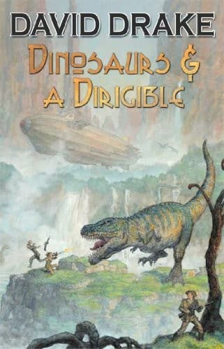 Tapa de Dinosaurs and a Dirigible (1) (BAEN)