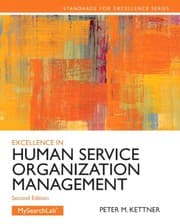 Tapa de Excellence in Human Service Organization Management (2nd Edition) (Standards for Excellence Series)