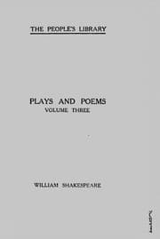 Tapa de Plays and Poems. Volume III (King Richard II / King Richard III / Love's Labour's Lost / Macbeth / Measure for Measure / Merchant of Venice / Merry Wives of Windsor / Midsummer Night's Dream / Much Ado About Nothing / Othello / Pericles)