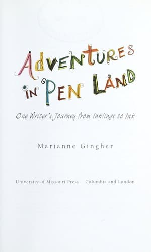 Tapa de Adventures in pen land