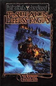 Tapa de To Speak With Lifeless Tongues: Book 2 of the Grails Covenant Trilogy (The Grails Covenant Triloty)