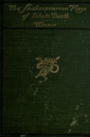 Tapa de The Shakespearean Plays of Edwin Booth