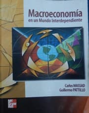 Tapa de Macroeconomia en un mundo interdependiente