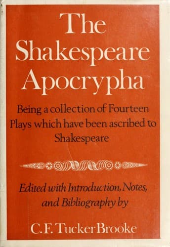 Tapa de The Shakespeare Apocrypha