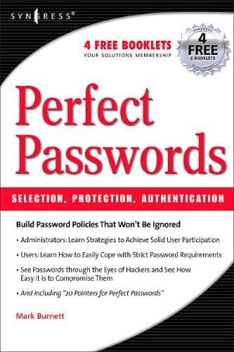 Tapa de Perfect Passwords