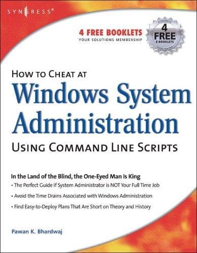 Tapa de How to cheat at Windows System Administration using command line scripts