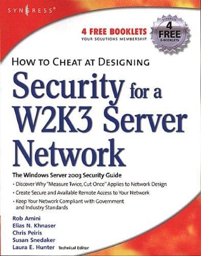 Tapa de How to cheat at designing security for a Windows Server 2003 network