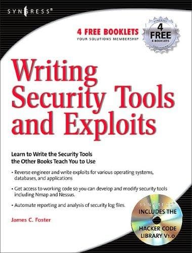 Tapa de Writing Security Tools and Exploits
