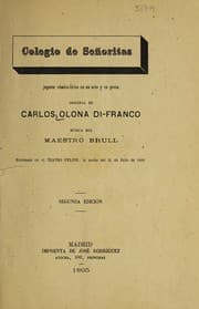 Tapa de Colegio de señoritas
