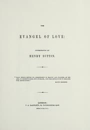 Tapa de The evangel of love