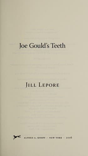 Tapa de Joe Gould's teeth