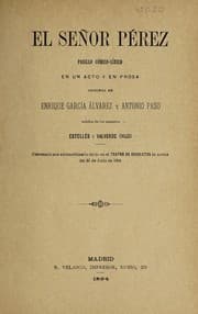 Tapa de El señor Pérez