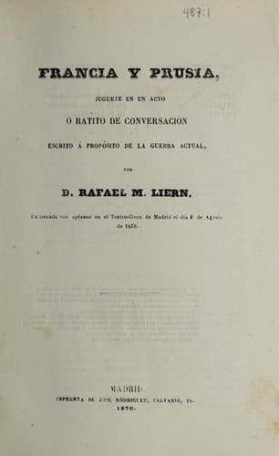 Tapa de Francia y Prusia