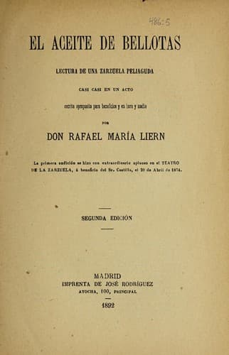 Tapa de El aceite de bellotas