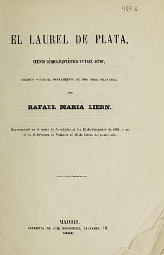 Tapa de El laurel de plata