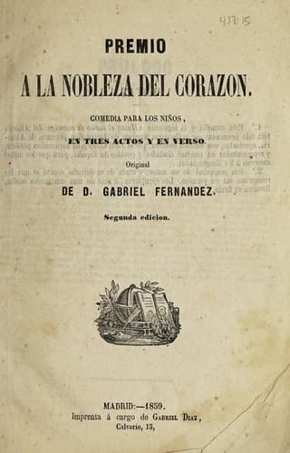 Tapa de Premio a la nobleza del corazón