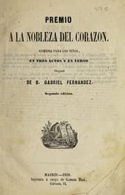 Tapa de Premio a la nobleza del corazón