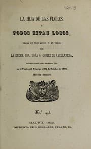 Tapa de La hija de las flores, o, Todos están locos