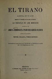 Tapa de El tirano