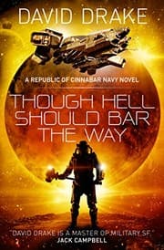 Tapa de Though Hell Should Bar the Way (The Republic of Cinnabar Navy series #12)