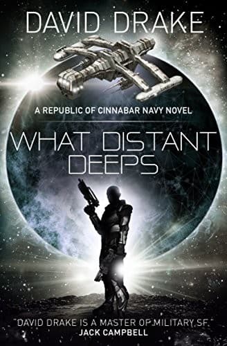 Tapa de What Distant Deeps (The Republic of Cinnabar Navy series #8)