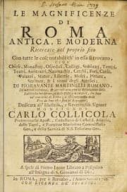 Tapa de Le magnificenze di Roma antica, e moderna