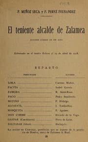 Tapa de El teniente alcalde de Zalamea