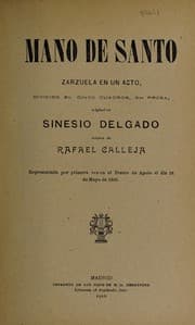 Tapa de Mano de santo