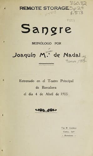 Tapa de Sangre