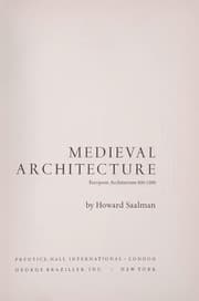 Tapa de Medieval Architecture (Great Ages of World Architecture Ser.)